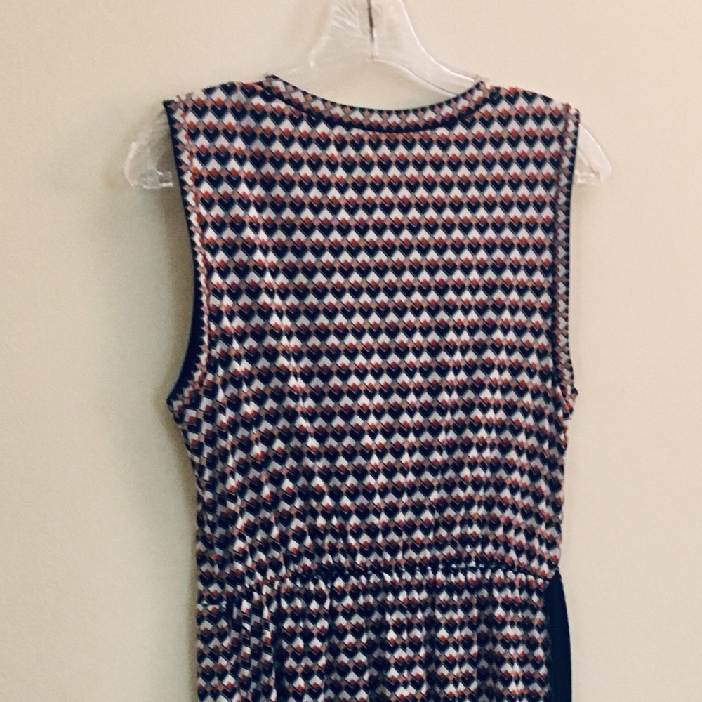 MAX STUDIO Printed Faux Wrap Dress (Size S) - Picture 7 of 8